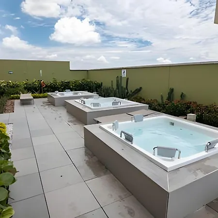 Apartamento Lujoso Apto De 1 Habitación En Piso 17 ★h2 Hyatt★ *
